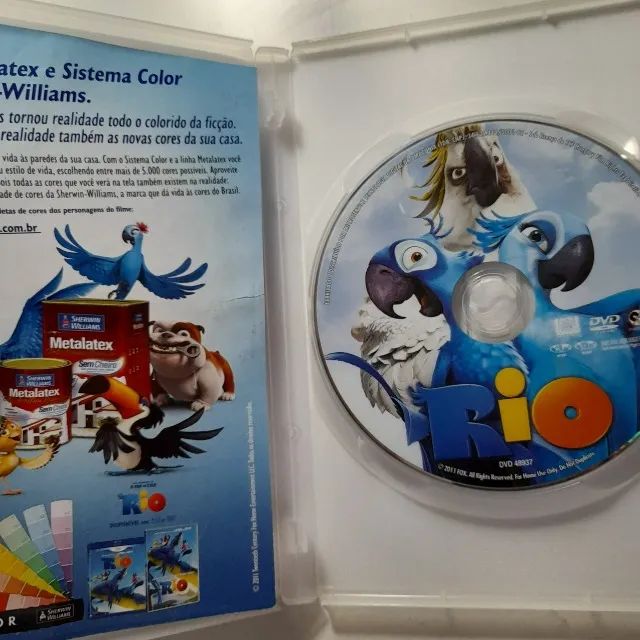 Dvd Rio, Fox Animation. Seminovo. - Foto 2