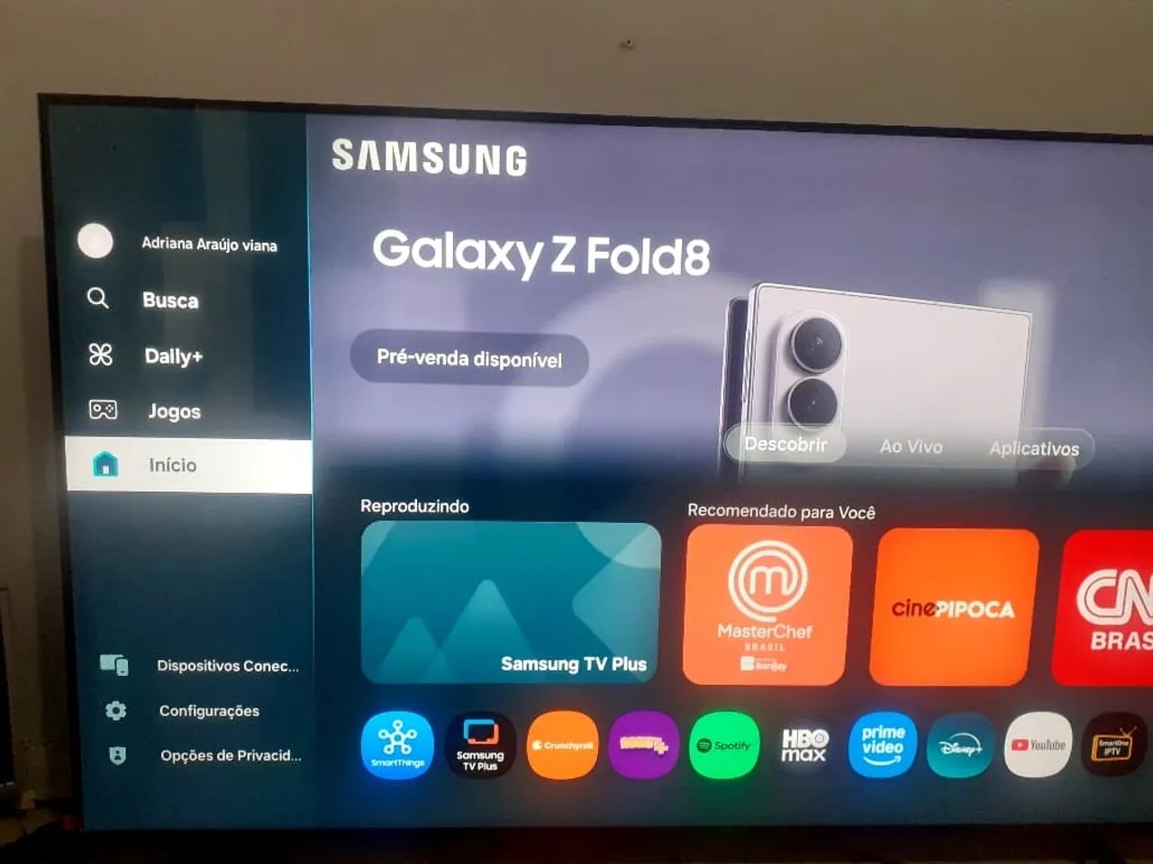 Smart TV Samsung 75 polegadas, modelo UN75DU7000, Crystal UHD 4K. - Foto 3