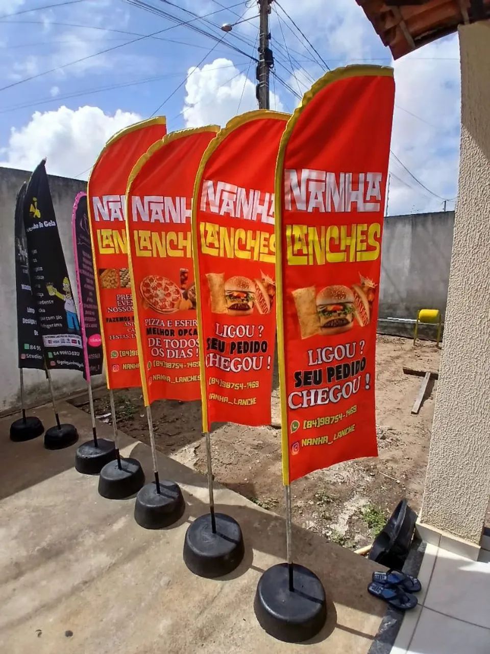 Bandeiras para comércio 