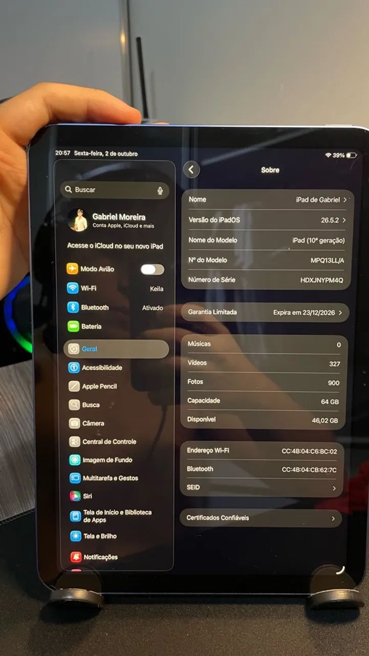 iPad 10a Azul 64gb na garantia  - Foto 4