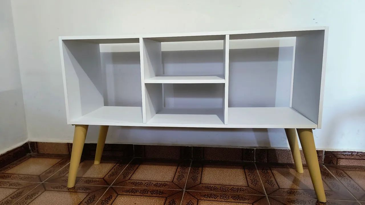 Rack para TV até 40 Polegadas Retrô Moderno para Sala e Quarto Compacto Noruega  - Foto 3