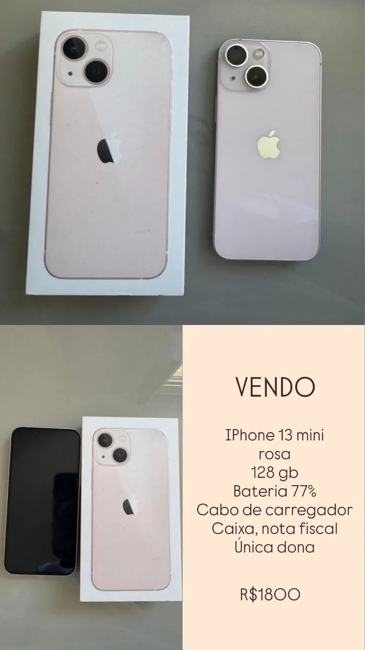 iPhone 13 min Rosa 128g - Foto 3