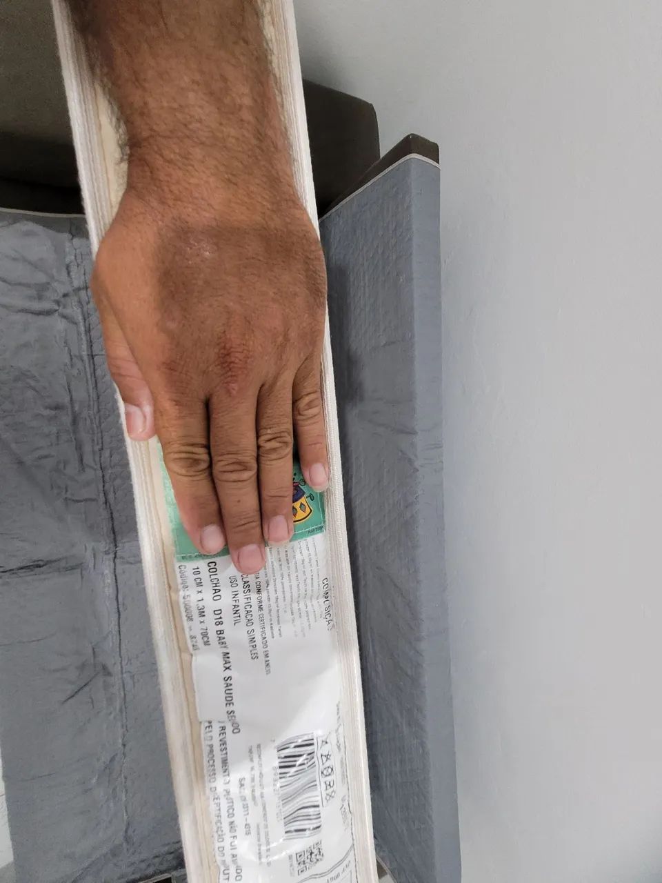 Colchão  de criança para berço pouco usado - Foto 4