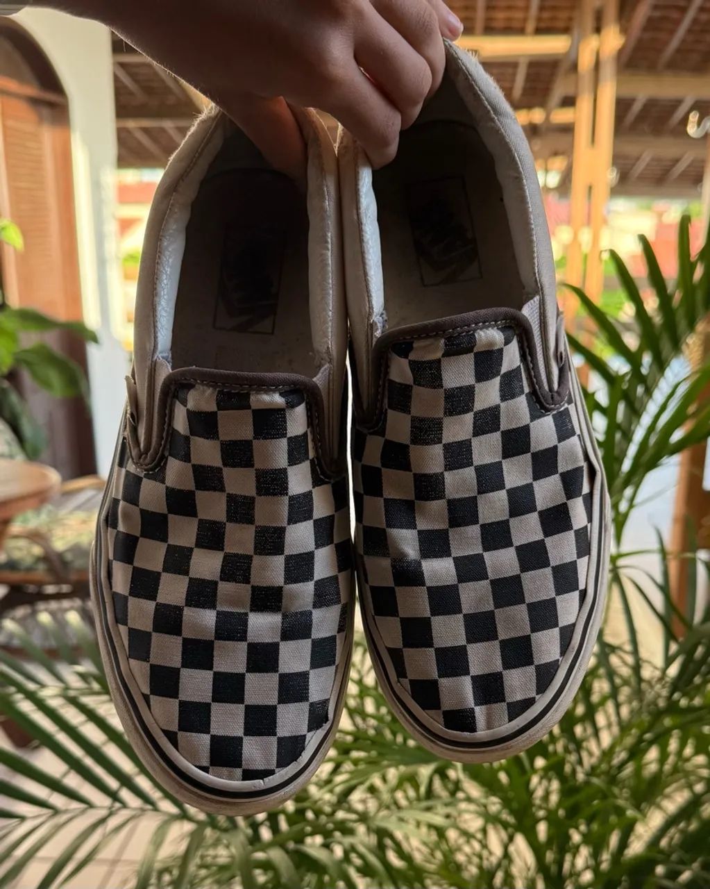 Tênis vans quadriculado 
