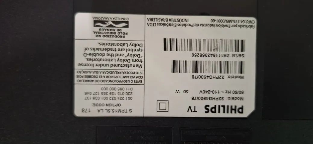 TV 32" TV 32" Philips LED HD