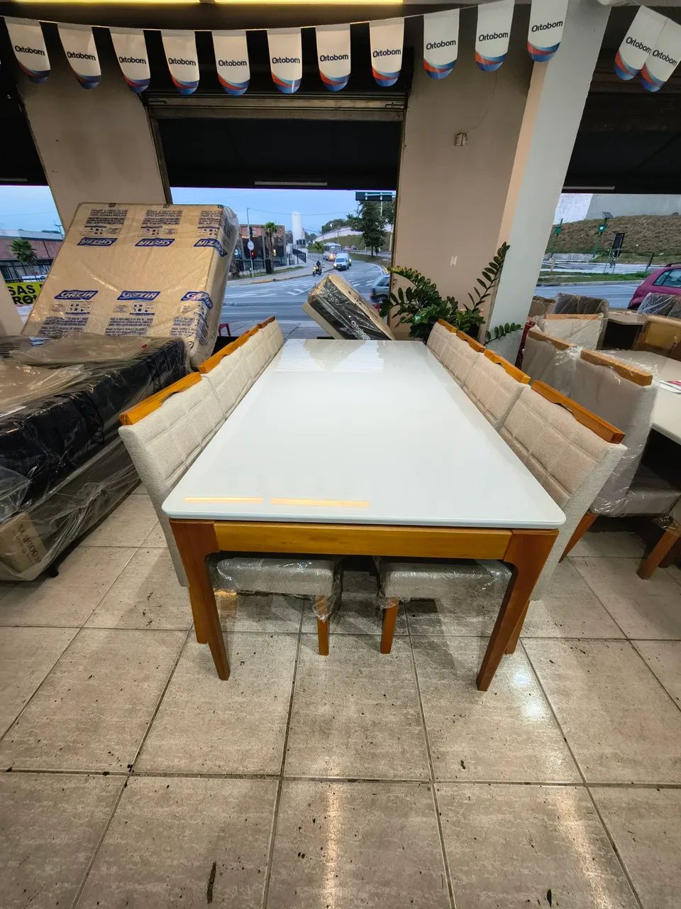 MESA DE JANTAR 2X1+8 CADEIRAS  - Foto 5