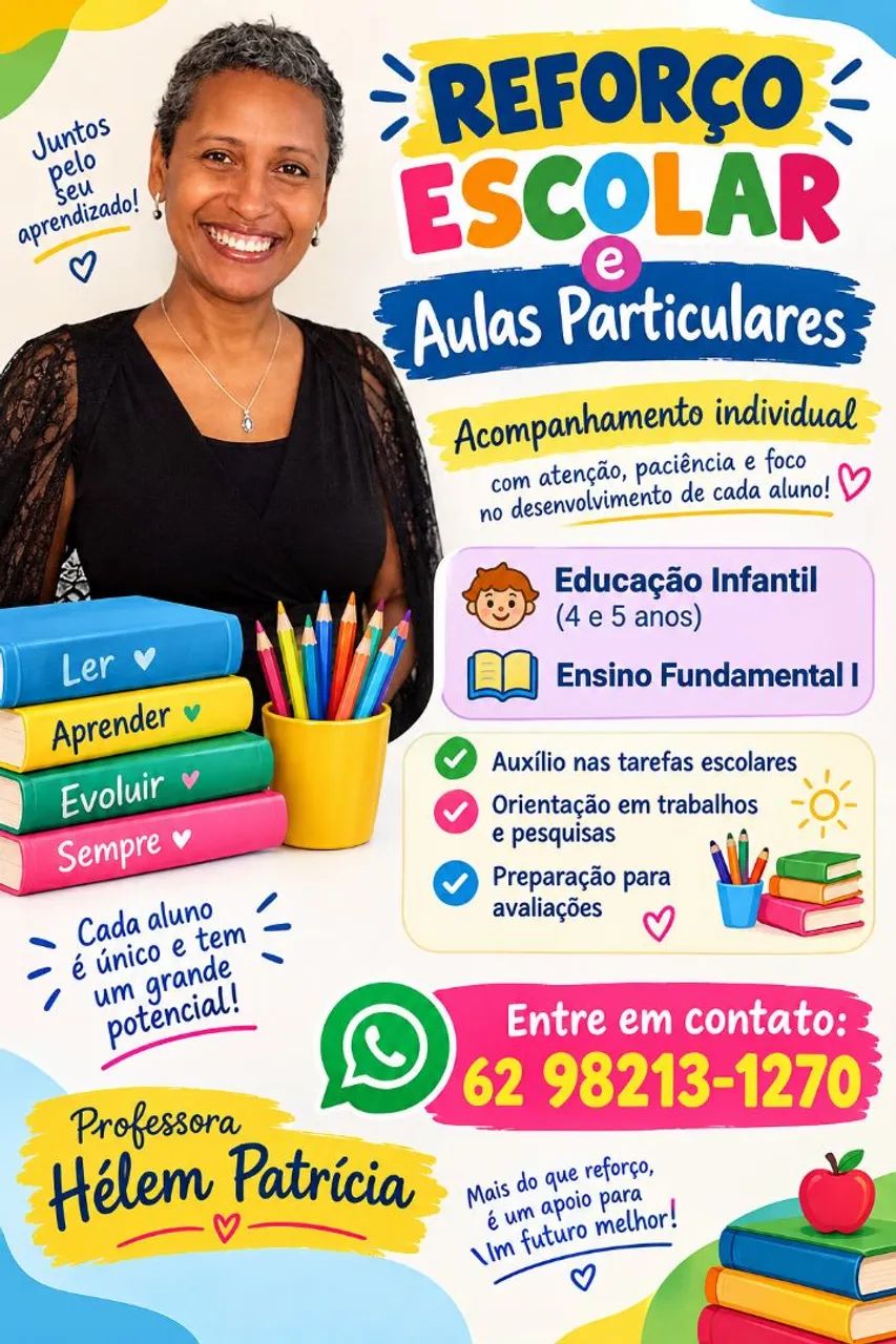 Reforço escolar e aulas particulares 