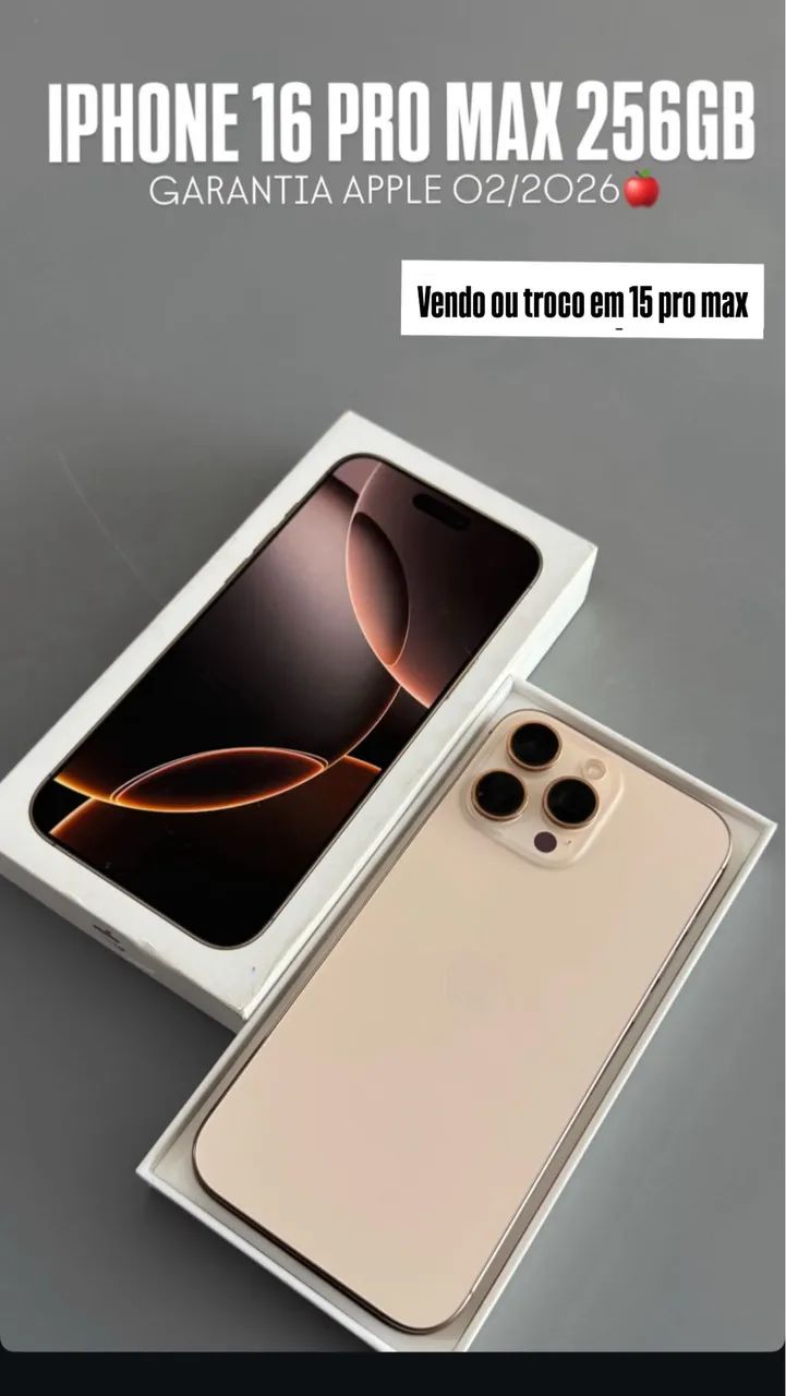 Iphone 16 pro max, 256 gb