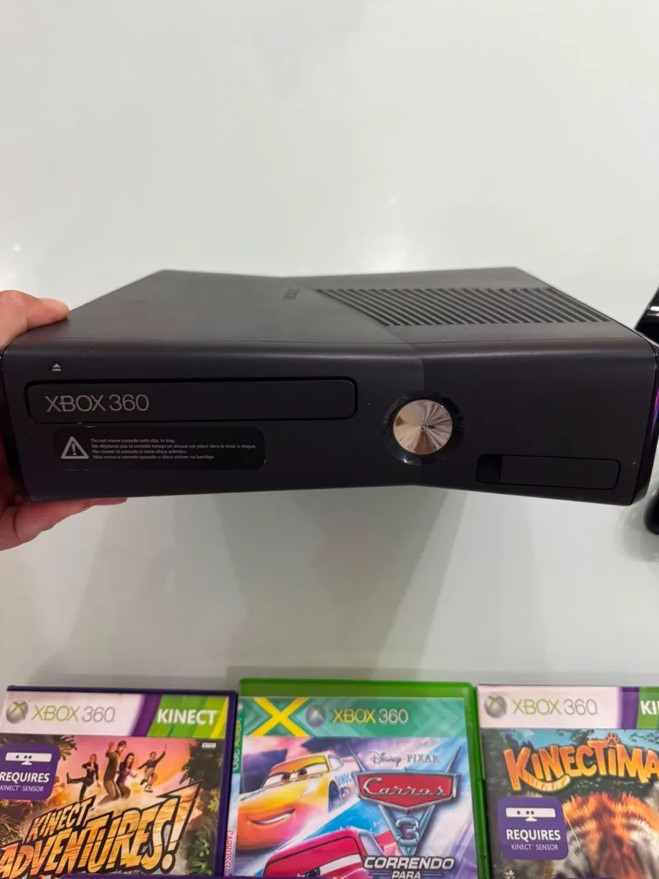 XBOX 360 SLIM COM KINECT