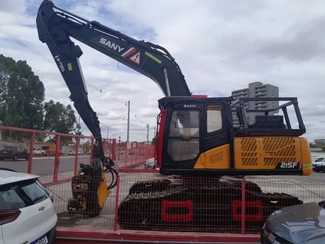 ESCAVADEIRA HARVESTER ESTEIRA SANY SY215F 21T 21/21 HORÍMETRO 14.714 - Foto 8