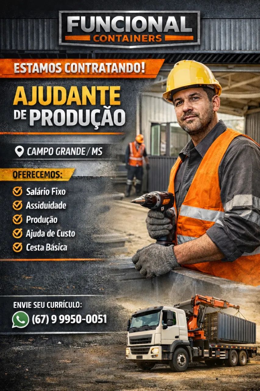 Contrata-se Ajudante de Produção.