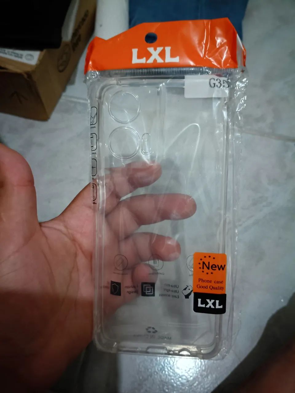 Capa anti impacto motog35 