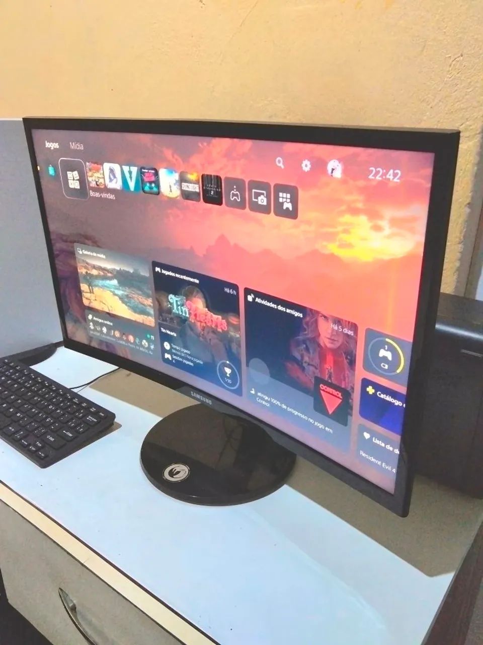Monitor curvo 24polegadas SAMSUNG 