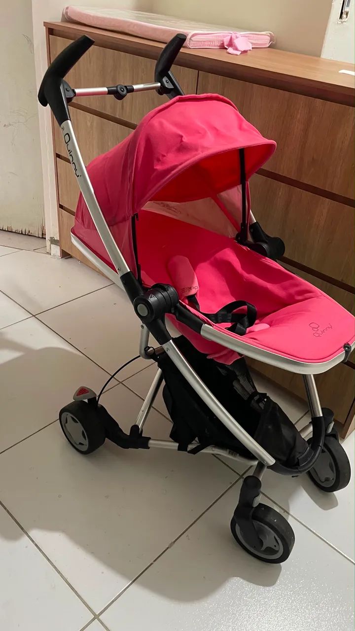 Carrinho de bebê Quinny Zapp Xtra original rosa - Foto 2