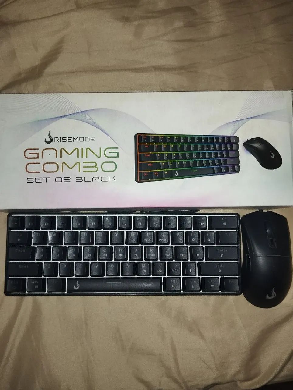 Kit Teclado e Mouse Rise Mode
