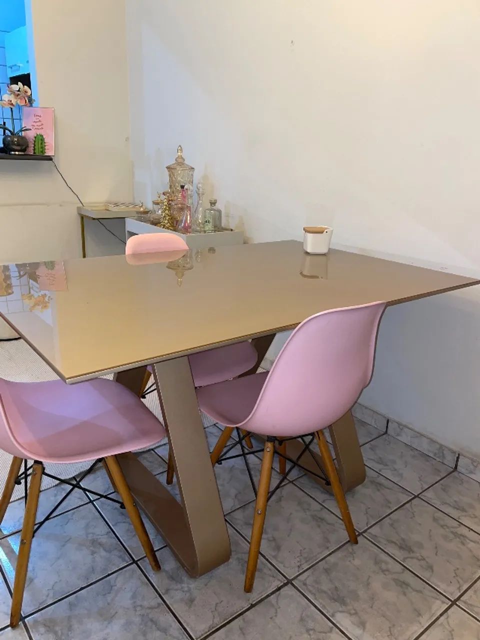 Mesa moderna vidro - Foto 2