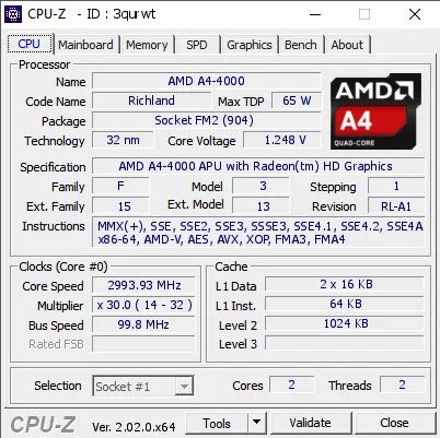 AMD A4 4000 - Foto 2