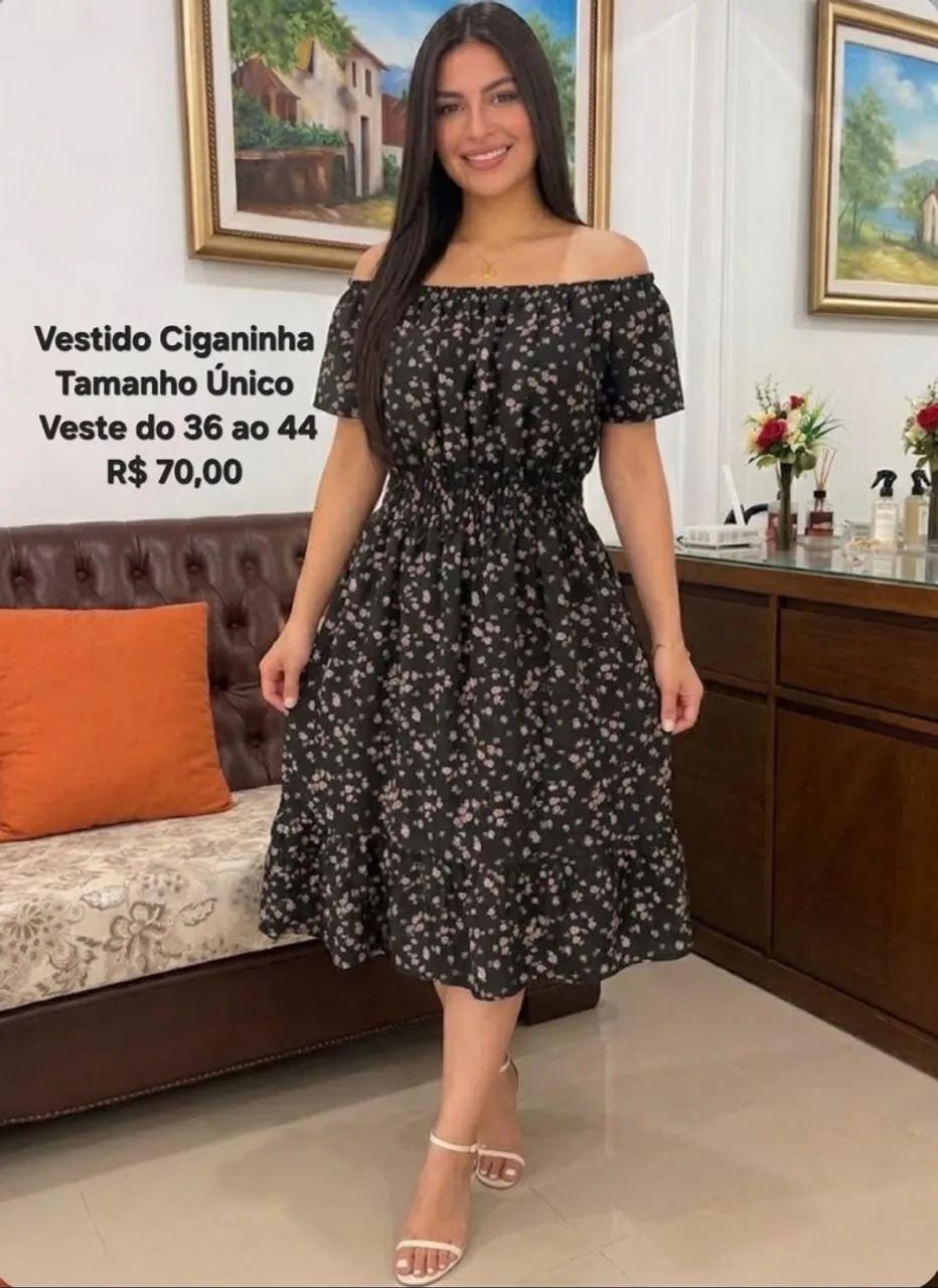 Vestidos 70,00 várias estampas ? - Foto 2