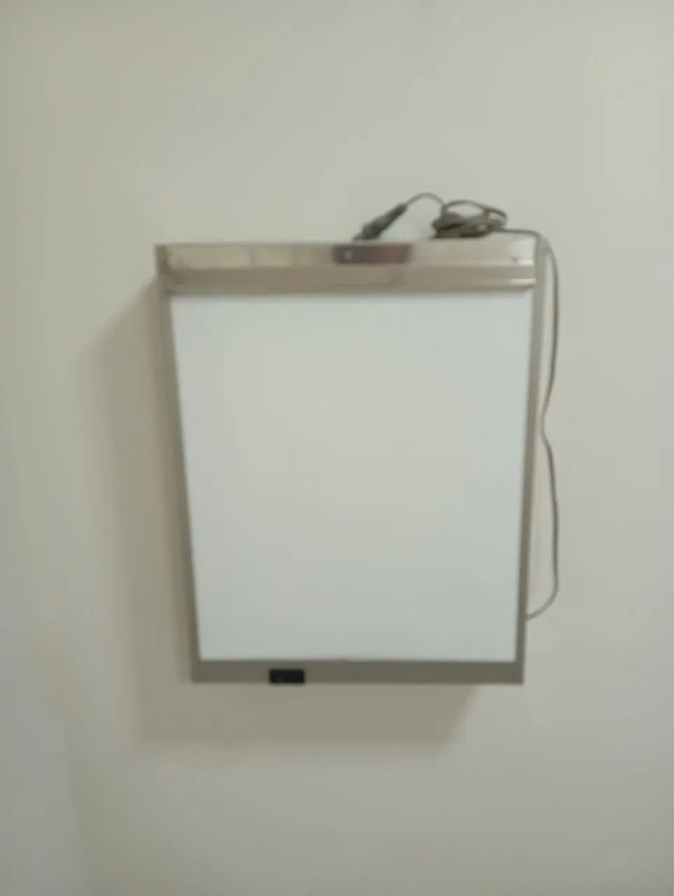 negatoscópio medico parede