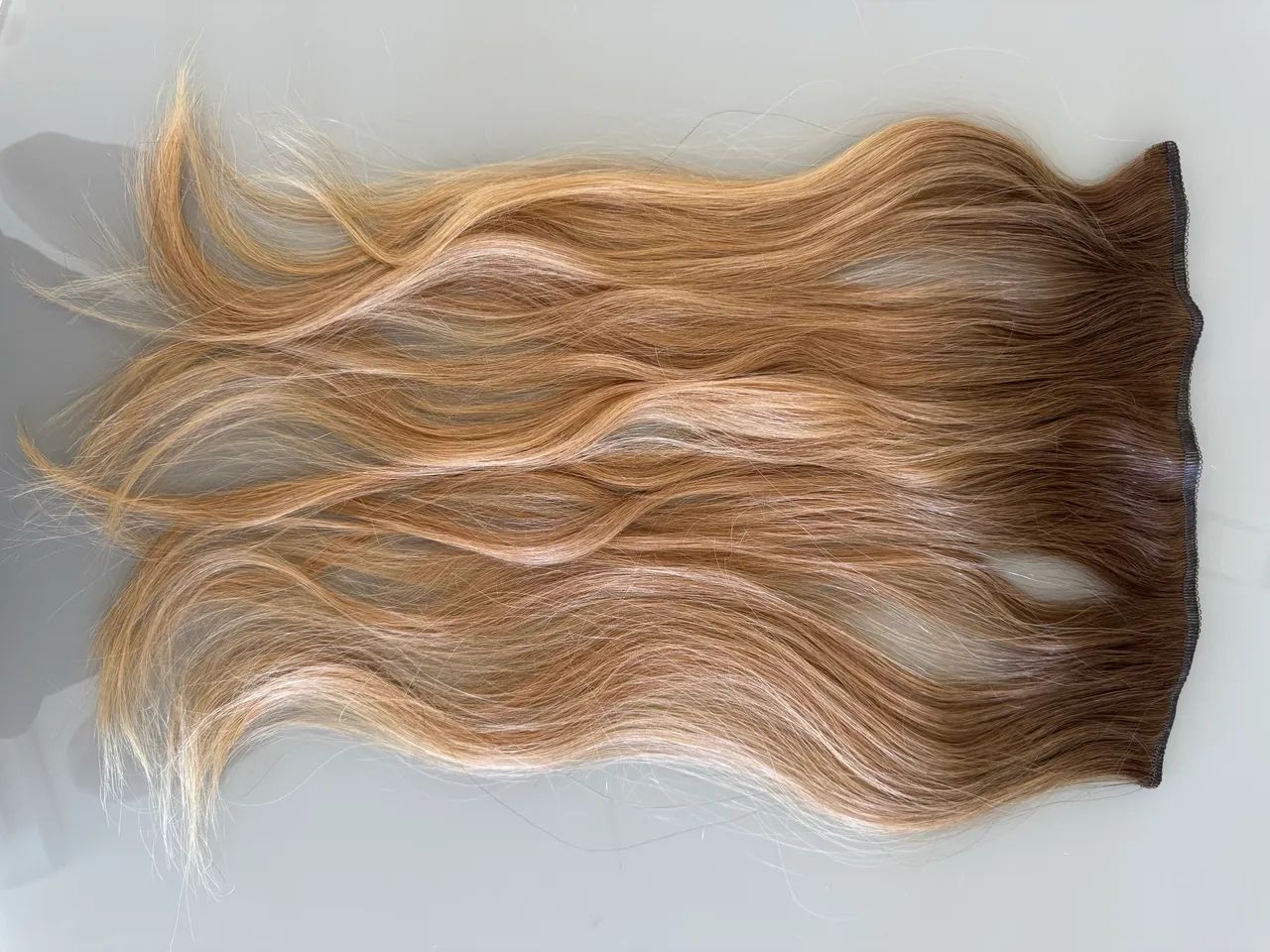 Aplique de cabelo humano inglês, com presilhas tic-tac. - Foto 3