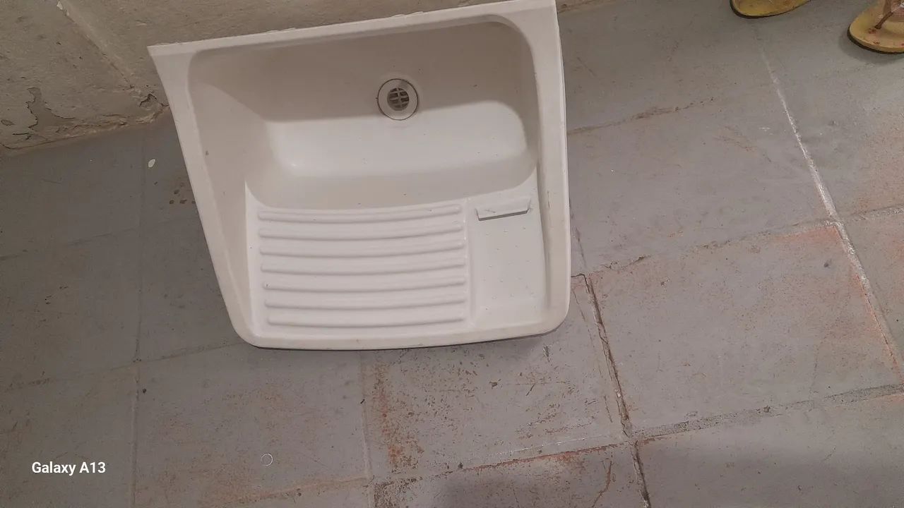 Um tanque de plástico