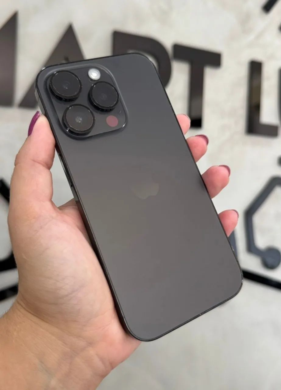 iPhone 14 Pro Preto 256GB (Nota e 3 meses de garantia)