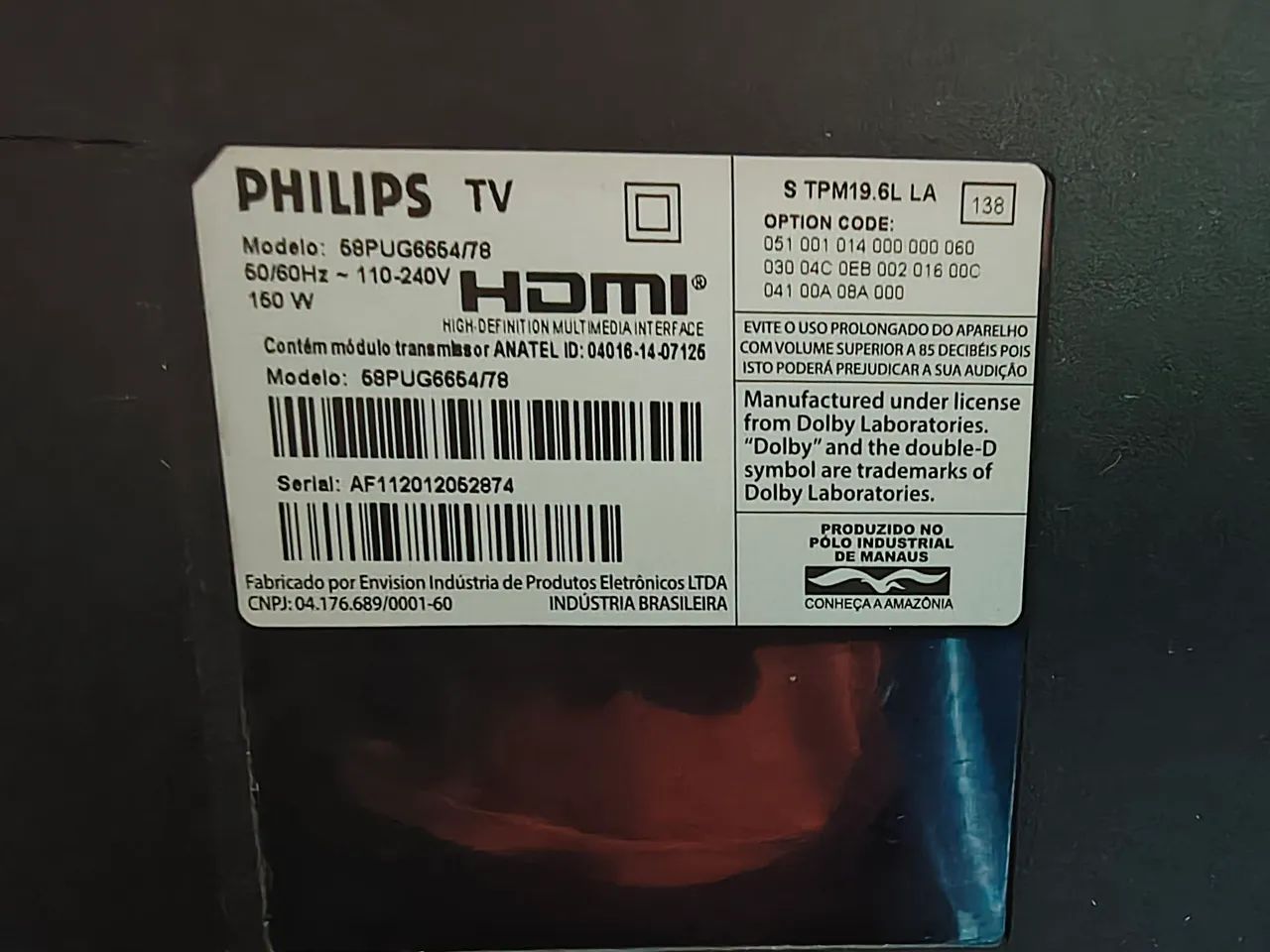 TV Philips 58 smart mor. 58PUG6654/78 - Foto 6