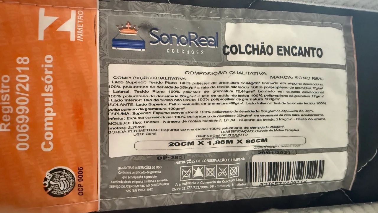 Cama solteiro box semi nova  - Foto 4