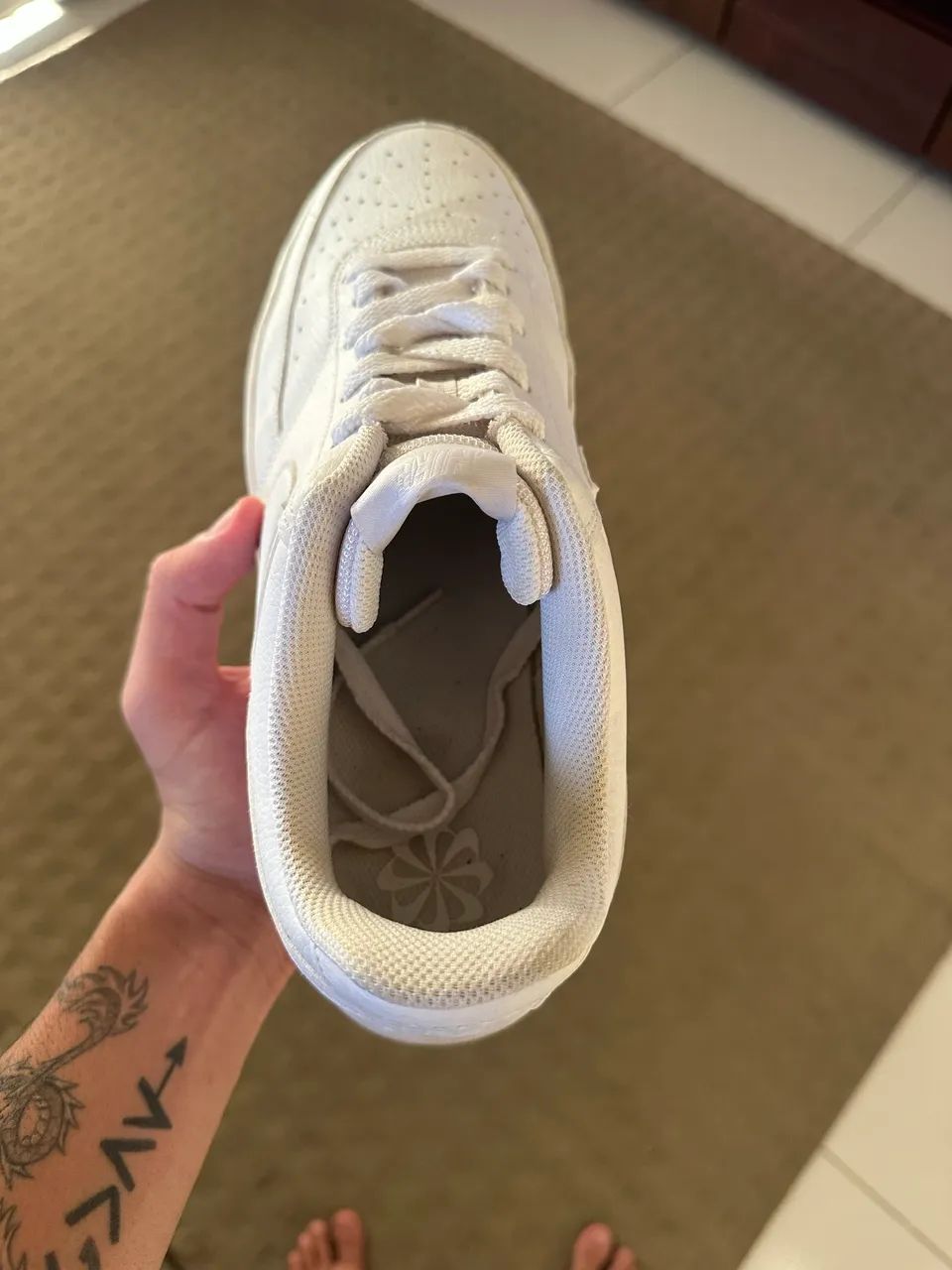 Tênis Nike Court Vision Branco  - Foto 3