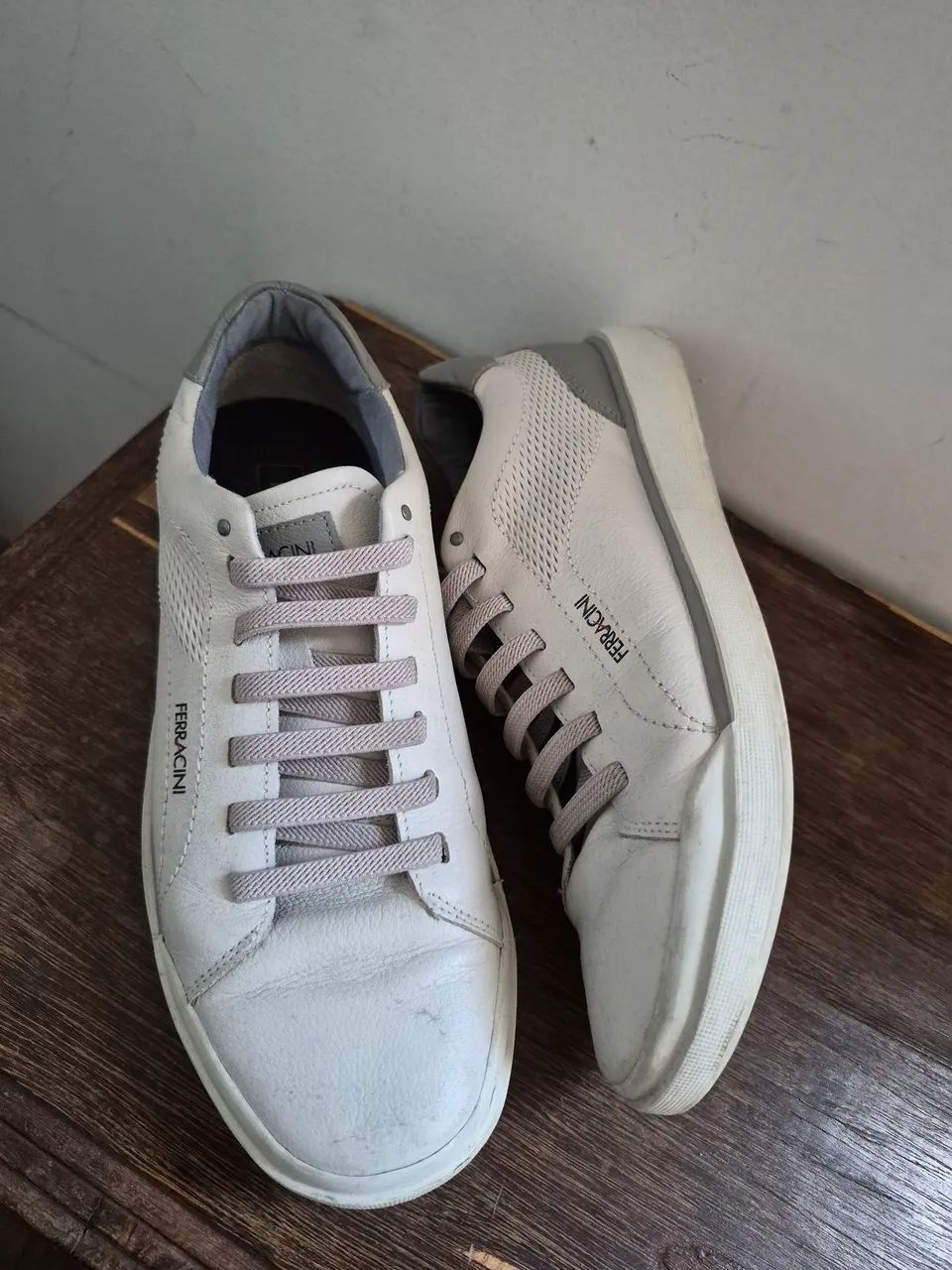 Sapatenis masculino Ferracini Branco e Azul - Foto 3