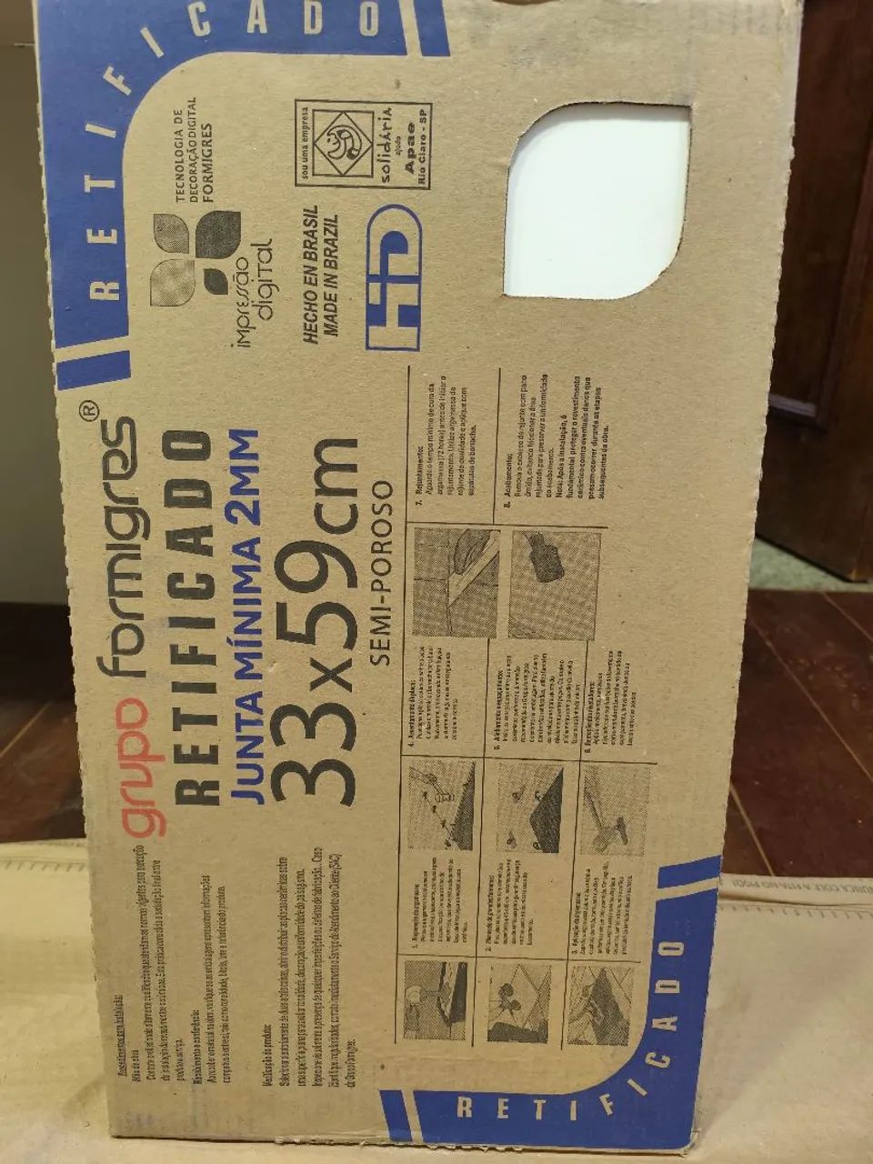 Revestimento branco retificado - Foto 2