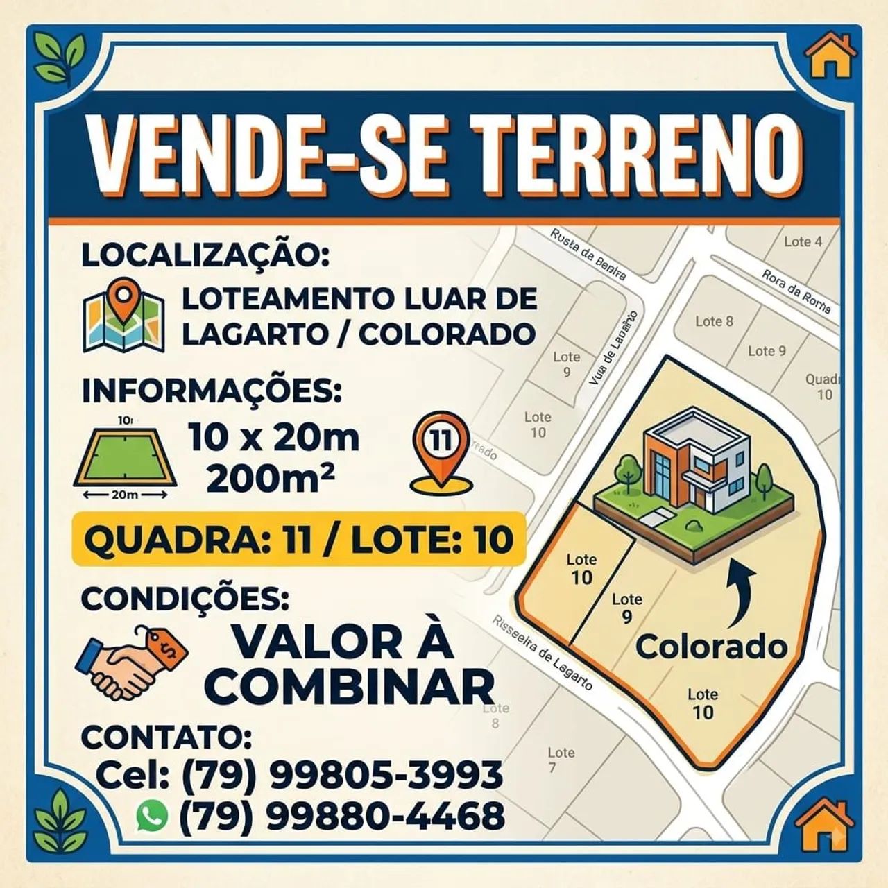 Vendo terreno em Lagarto