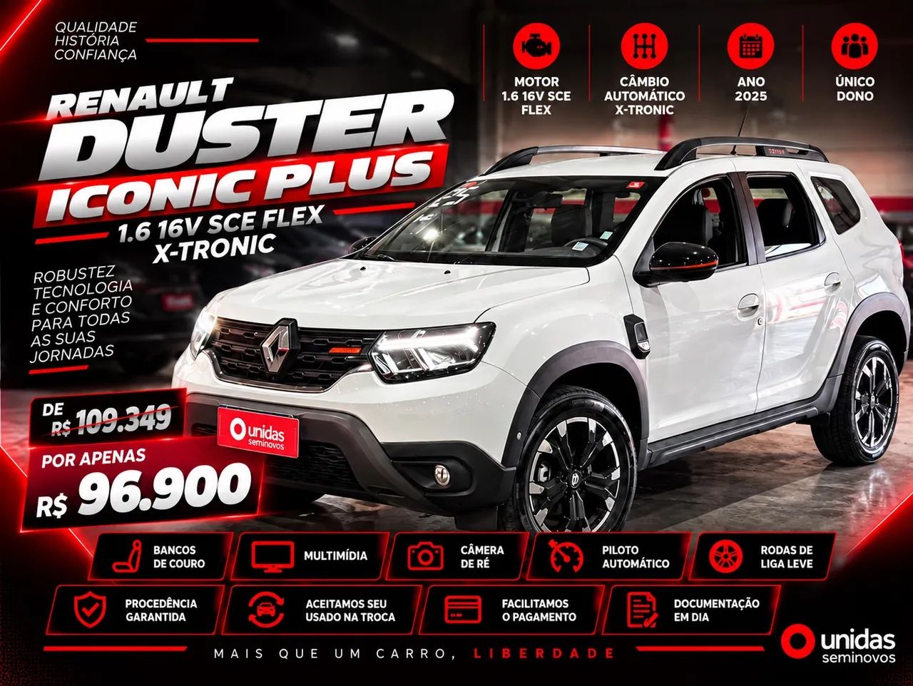 Renault Duster Iconic Plus 1.6 16V Flex Aut. 2025