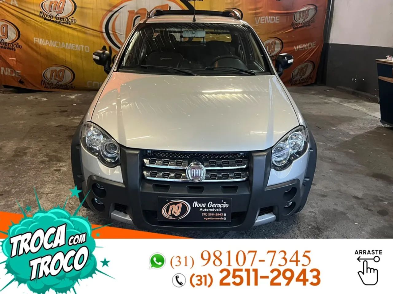 Fiat Strada Adventure1.8/ 1.8 Locker Flex CD 2012 - Foto 2