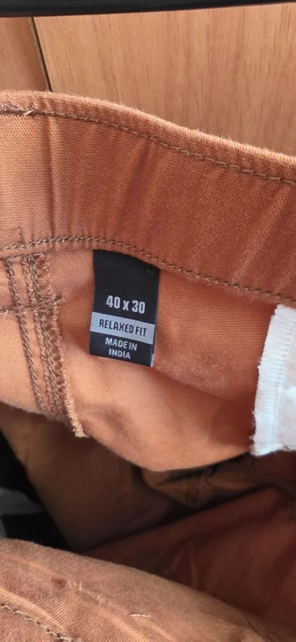 Carhartt calça marrom 40x30 eua relaxed fit perfeito estado.  - Foto 2