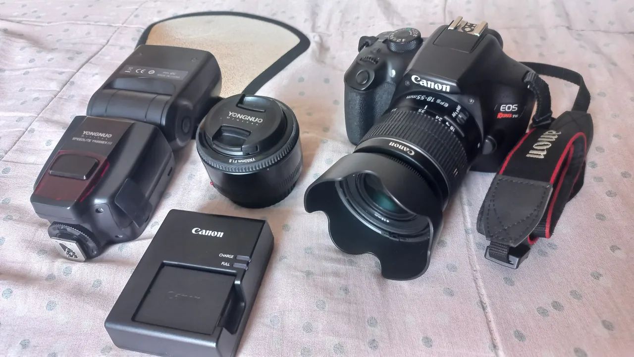 Câmera Canon T6 kit - Foto 2