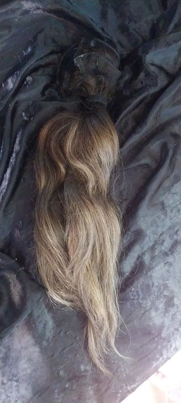 Cabelo loura iluminada 