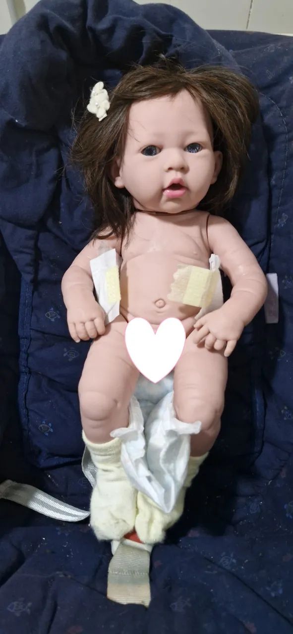 Boneca bebe reborn Sofia com roupinhas e acessorios LINDA! Acompanha mantinha e Certidao - Foto 5