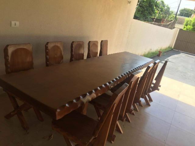 Mesa de madeira maciça - Troco- - Foto 4