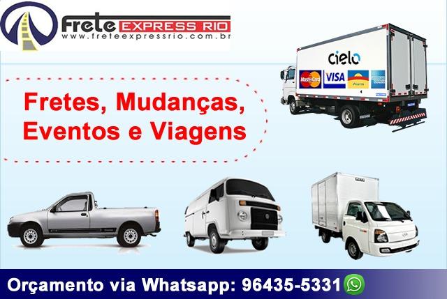 Mudanças Expressas Centro, Tijuca, Zona Sul, Barra e Outros / 3x no cartão