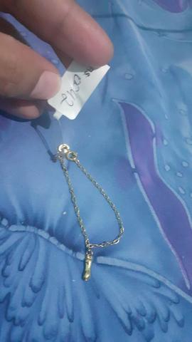 Brinco e pulseira de bebê - Foto 3