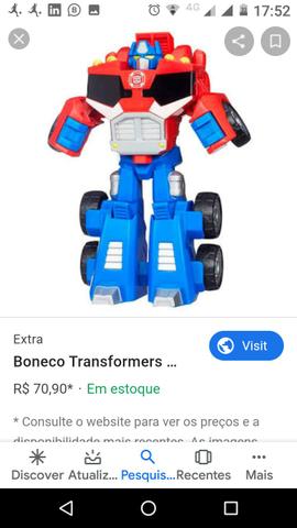 Boneco Transformers