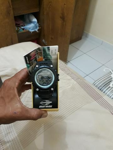 Relógio Mormaii na caixa pra trocar em corrente de prata - Foto 4