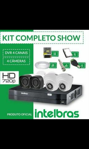 Kit câmeras de segurança Intelbrás ( instalado)