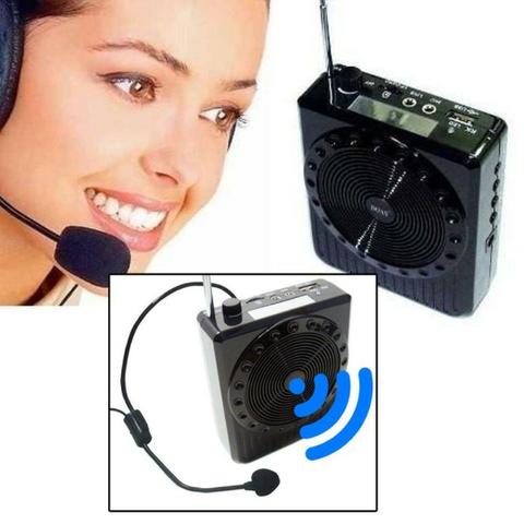 Caixa de som portátil para palestras com microfone