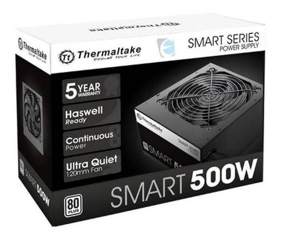 Fonte 500w real thermaltake 1 semana de uso