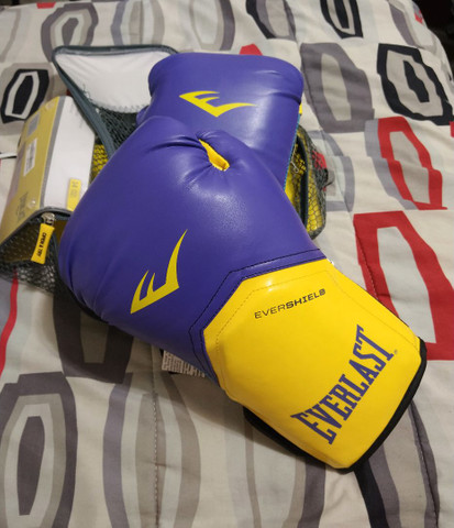 luva everlast roxa