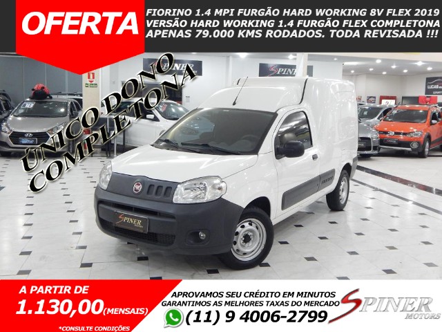 FIAT FIORINO 1.4 MPI FURGÃO HARD WORKING 8V FLEX COMPLETA ÚNICO DONO TODA REVISADA