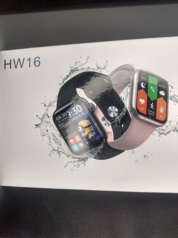Relógio inteligente smartwatch hw16 preto com brinde recebe notificação faz ligação - Foto 6