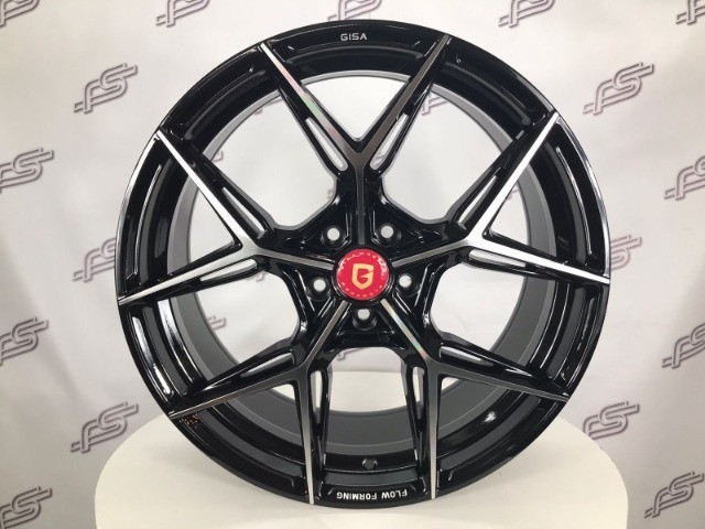 Rodas Gisa Stharlight Preto Diamantado 5x112 - 20x8,5 aro 20 tala 8,5